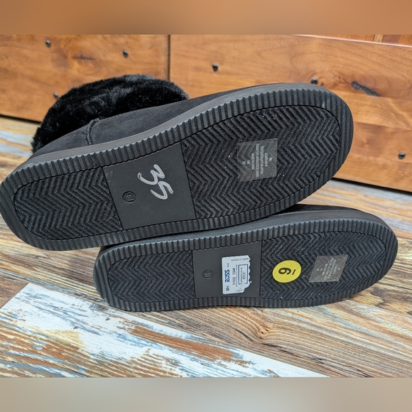 NWT GBG Los Angeles Aleya faux-fur lined ankle boots Black Size 9 - Picture 5 of 5